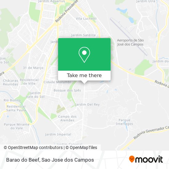 Barao do Beef map