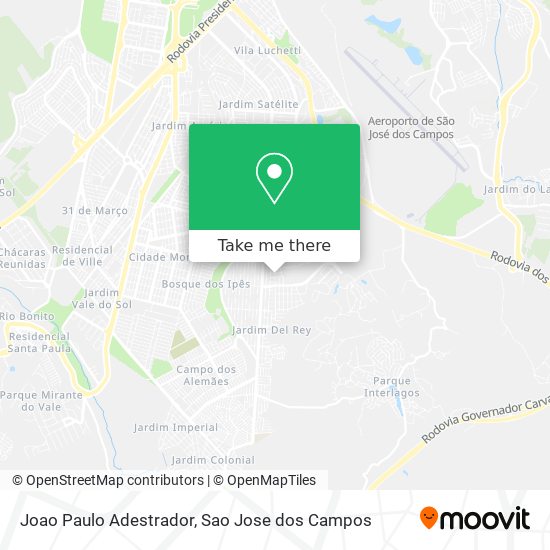 Mapa Joao Paulo Adestrador