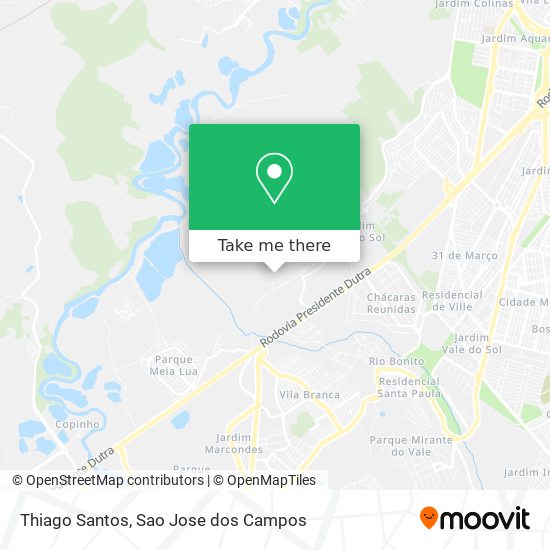 Mapa Thiago Santos