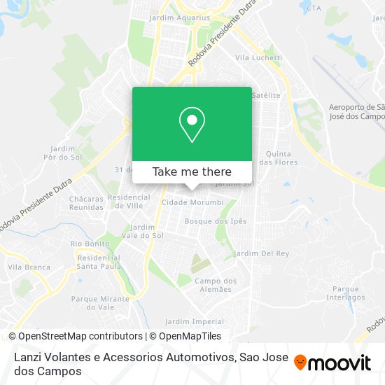 Mapa Lanzi Volantes e Acessorios Automotivos