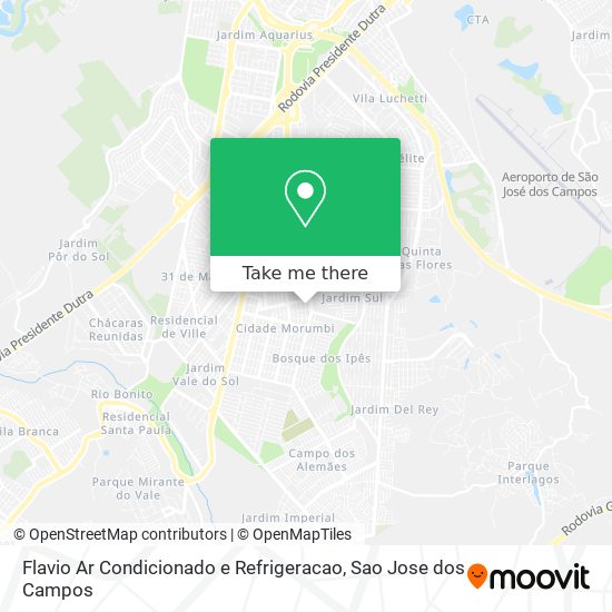 Flavio Ar Condicionado e Refrigeracao map