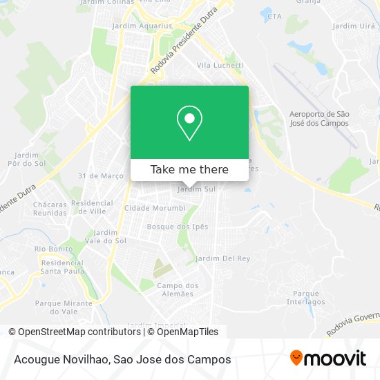 Acougue Novilhao map