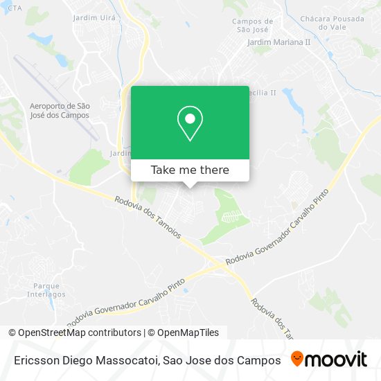 Ericsson Diego Massocatoi map