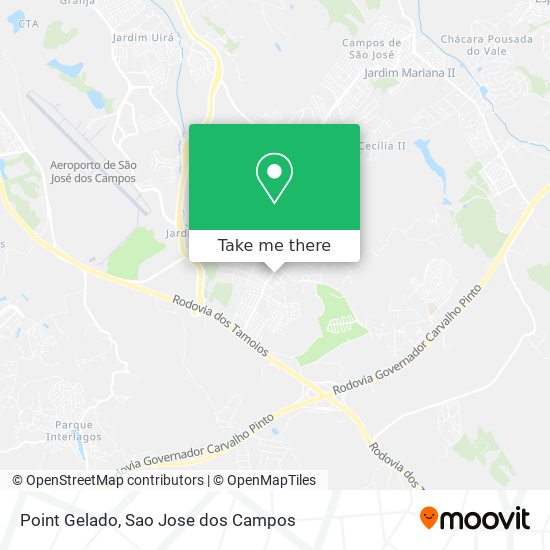 Point Gelado map