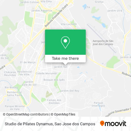 Studio de Pilates Dynamus map