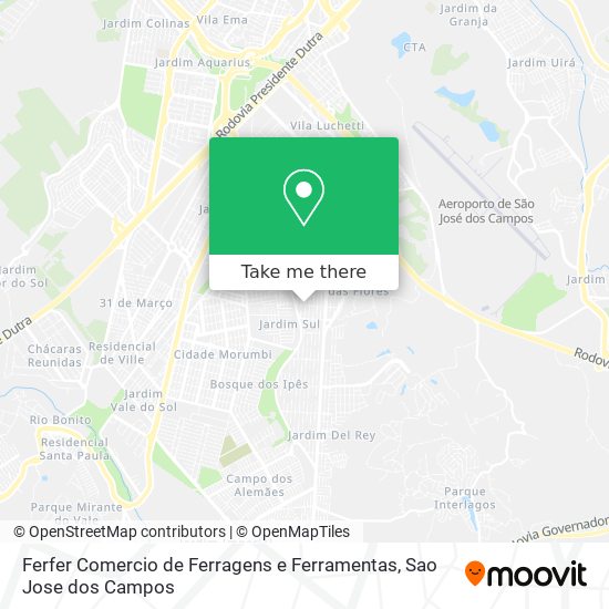 Ferfer Comercio de Ferragens e Ferramentas map