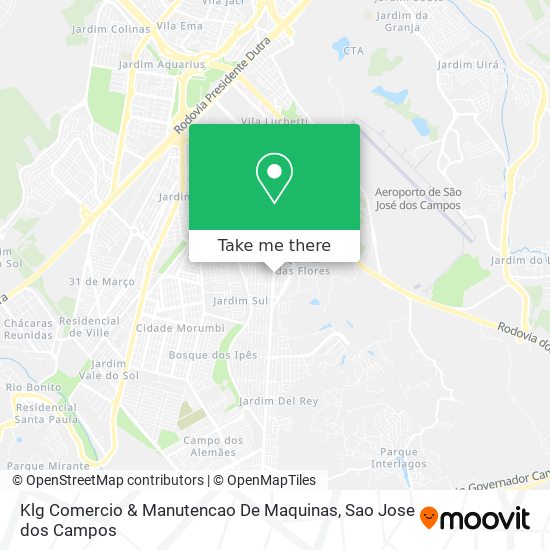 Klg Comercio & Manutencao De Maquinas map