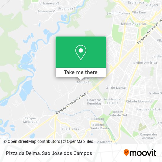 Pizza da Delma map