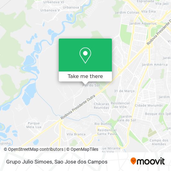 Grupo Julio Simoes map