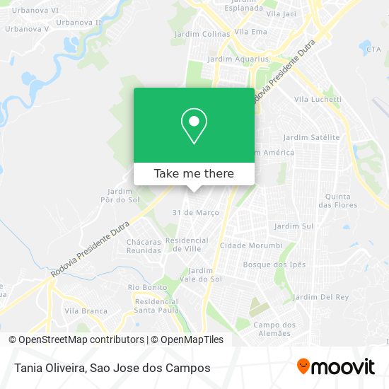 Tania Oliveira map