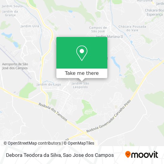 Debora Teodora da Silva map