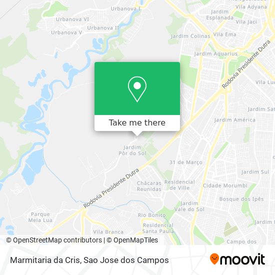 Marmitaria da Cris map