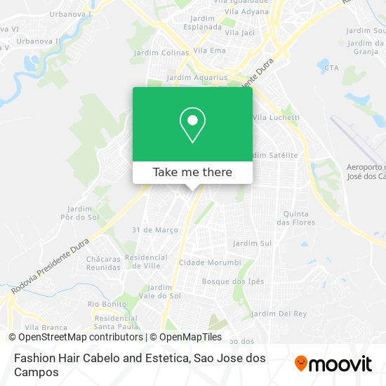 Fashion Hair Cabelo and Estetica map