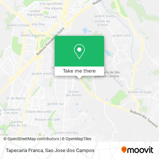 Tapecaria Franca map