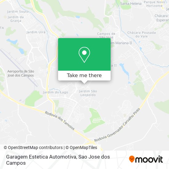 Garagem Estetica Automotiva map