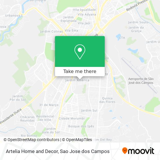 Artelia Home and Decor map