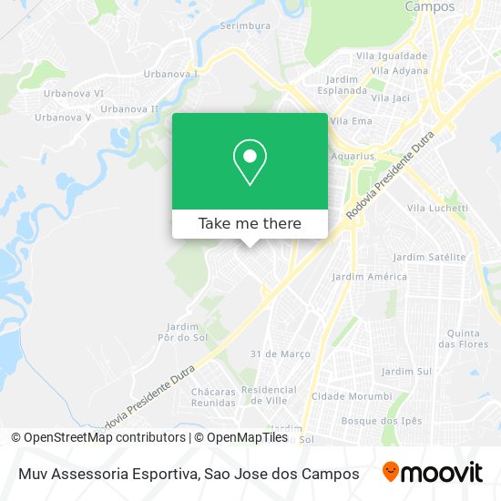 Muv Assessoria Esportiva map