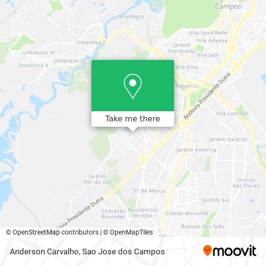 Anderson Carvalho map