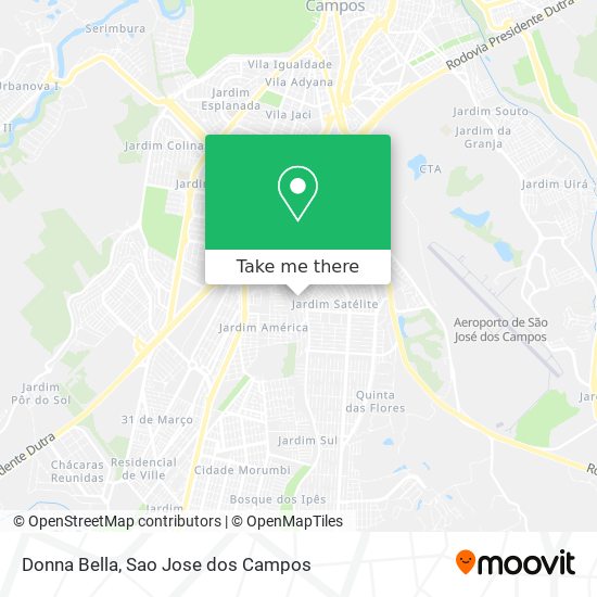 Donna Bella map