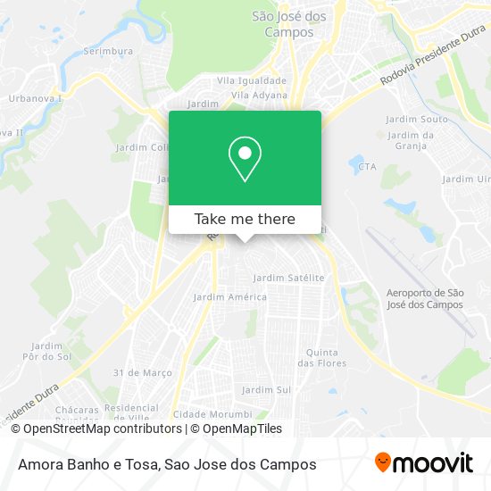 Amora Banho e Tosa map