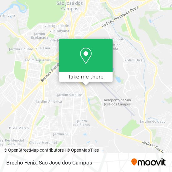 Brecho Fenix map