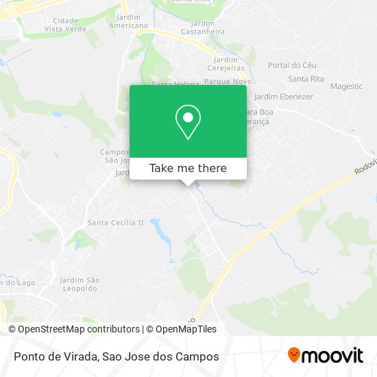 Ponto de Virada map