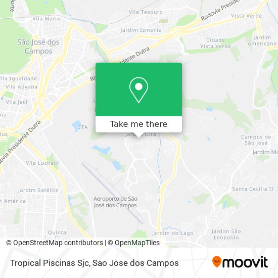Tropical Piscinas Sjc map