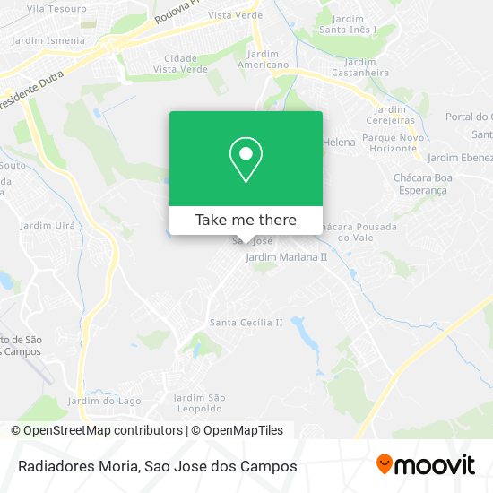 Radiadores Moria map