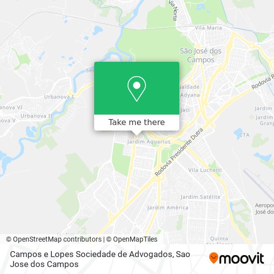 Mapa Campos e Lopes Sociedade de Advogados