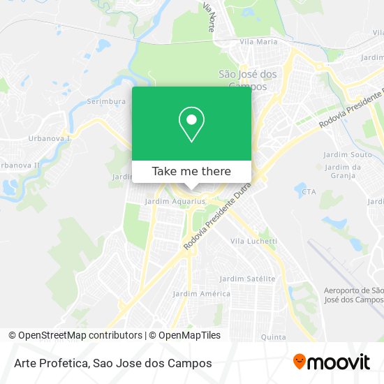 Arte Profetica map