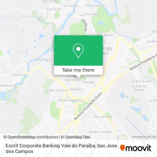 Mapa Escrit Corporate Banking Vale do Paraiba