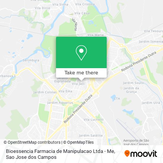 Bioessencia Farmacia de Manipulacao Ltda - Me map