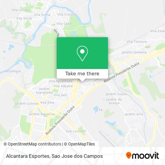 Alcantara Esportes map
