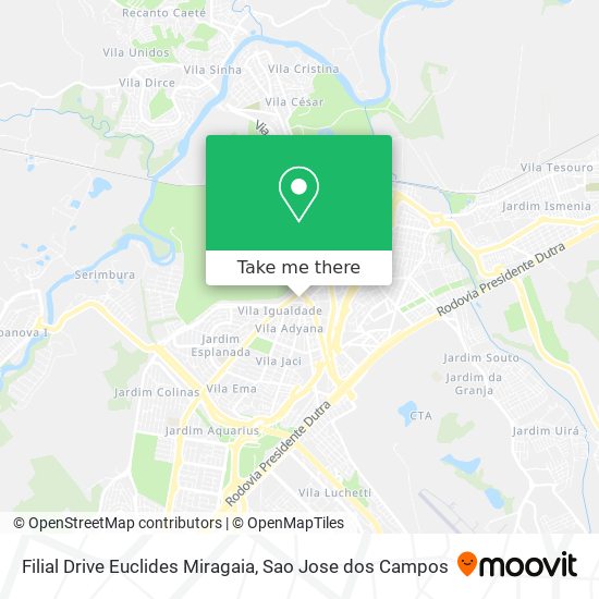 Filial Drive Euclides Miragaia map