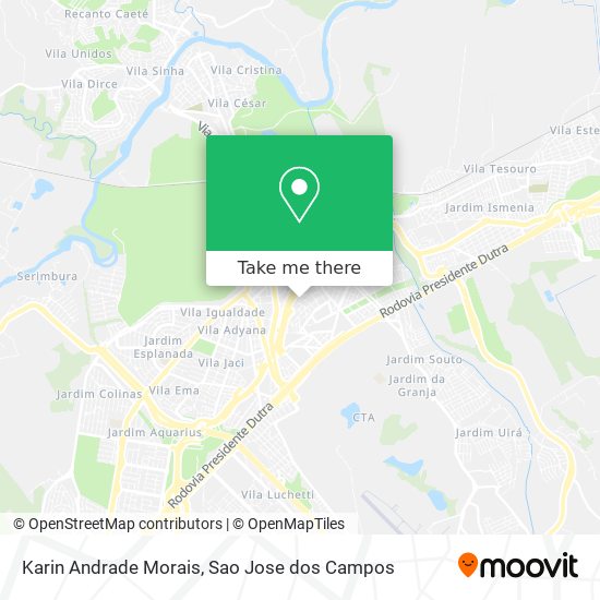 Karin Andrade Morais map