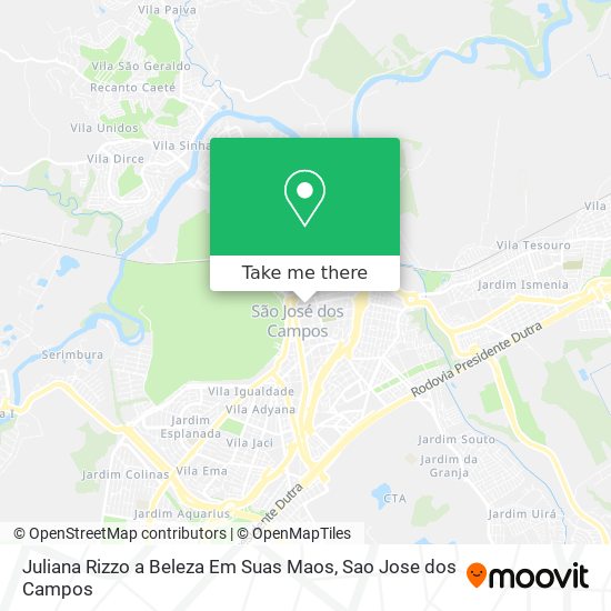 Juliana Rizzo a Beleza Em Suas Maos map