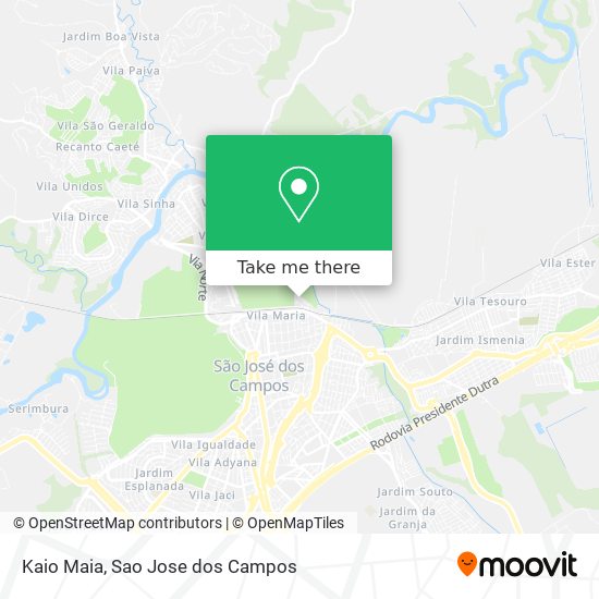 Kaio Maia map