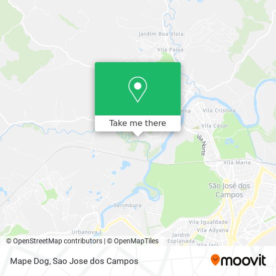 Mape Dog map