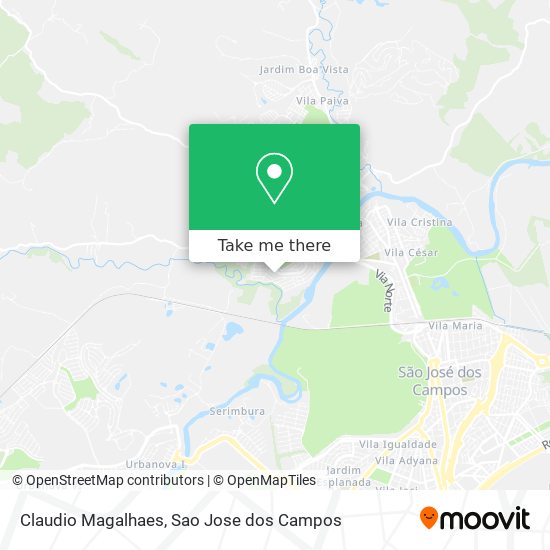 Claudio Magalhaes map