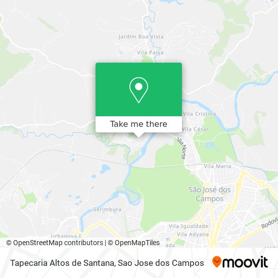 Tapecaria Altos de Santana map
