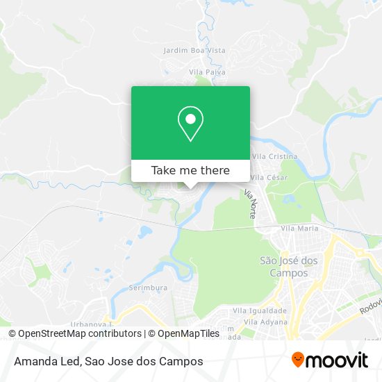 Amanda Led map