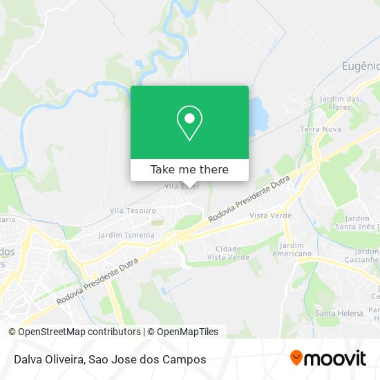 Dalva Oliveira map
