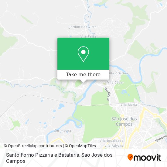 Santo Forno Pizzaria e Batataria map