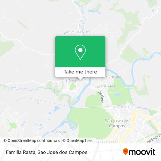 Familia Rasta map