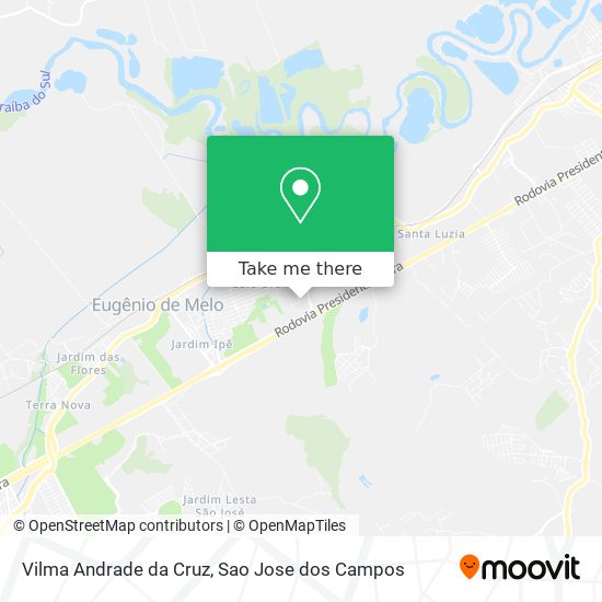 Vilma Andrade da Cruz map