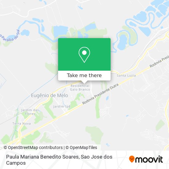 Paula Mariana Benedito Soares map