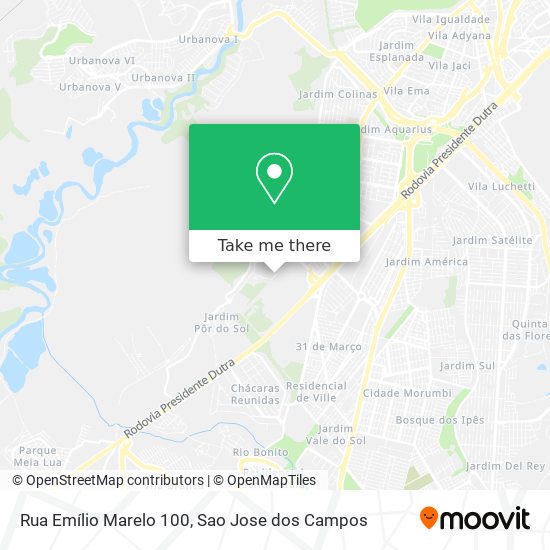 Rua Emílio Marelo 100 map