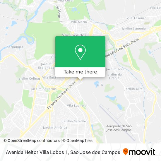 Avenida Heitor Villa Lobos 1 map