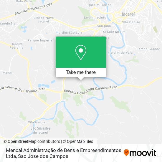Mencal Administração de Bens e Empreendimentos Ltda map