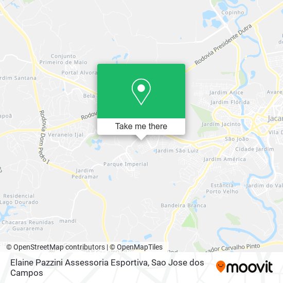 Elaine Pazzini Assessoria Esportiva map